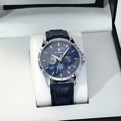 POEDAGAR 916 – Montre de Luxe pour Homme. Élégance & Confiance au poignet